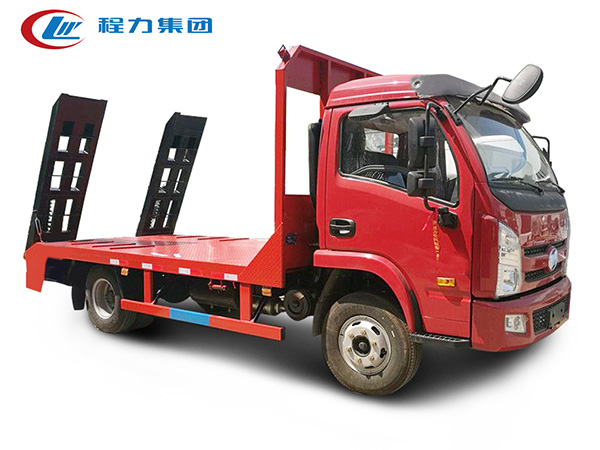 東風(fēng)福瑞卡藍(lán)牌平板車運(yùn)輸車（60-80型號挖機(jī)）