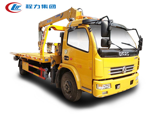 東風(fēng)凱普特平板帶吊清障車